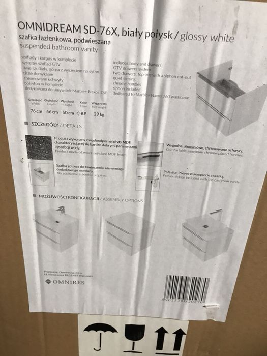 Szafka łazienkowa omnidream sd-76x