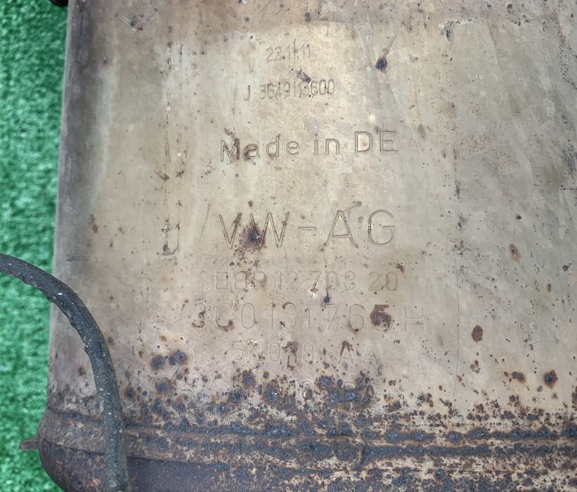 Filtr cząstek stałych Katalizator DPF Volkswagen Passat B7 2.0TDI