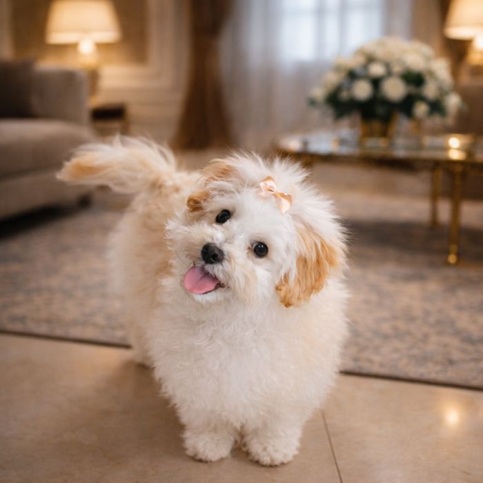 Maltipoo suczka gotowa do zmiany domu