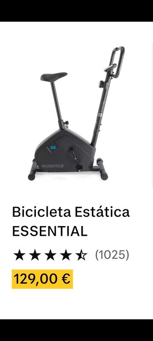 DOMYOS Bicicleta Estática ESSENTIAL447211895889612803