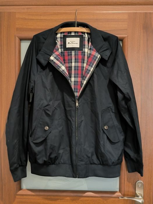 Kurtka Ben Sherman Harrington Jacket – Granatowa – Rozmiar L – Stan Bardzo Dobry