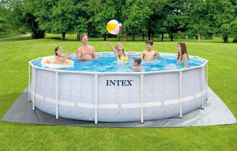 ‼️ОПЛАТА ЧАСТИНМИ‼️ Каркасний басейн INTEX 26746 (488 х 122 см) в наявності в Дніпрі ‼️МОЖЛИВИЙ САМОВИВІЗ‼️