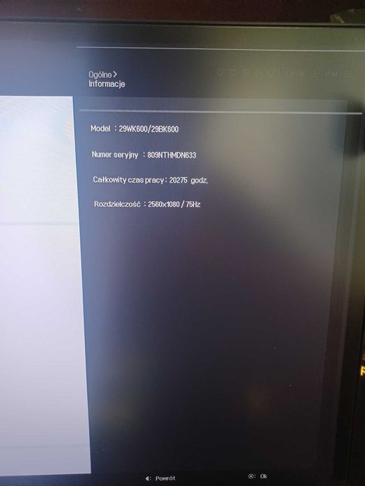 Monitor LG 29WK600