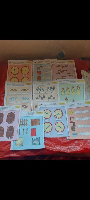 Rebusy zagadki duże kartki 10 sztuk