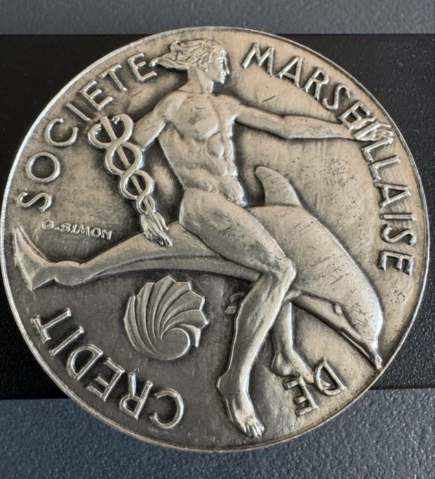 Medalha Prata Rara 950 Monnaie de Paris (1965) - 132g - G. Simon