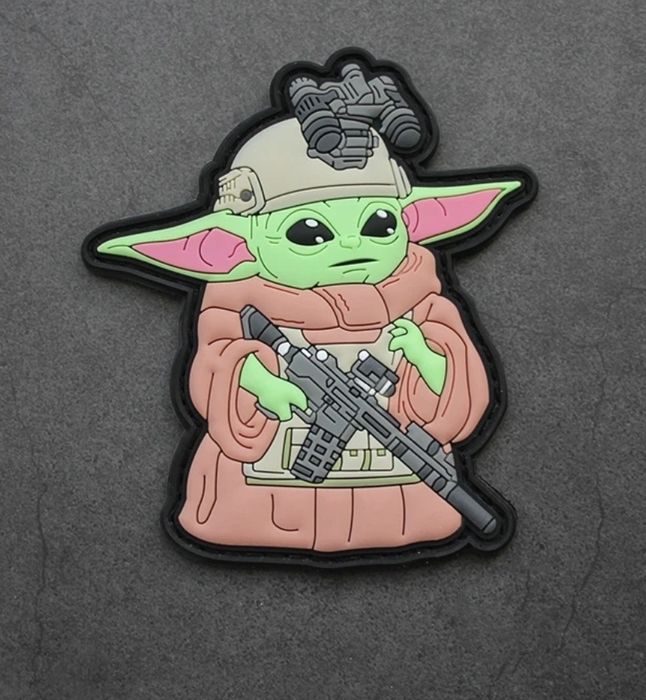 Naszywka Grogu, Star Wars, Baby Yoda, 3D PCV morale patch
