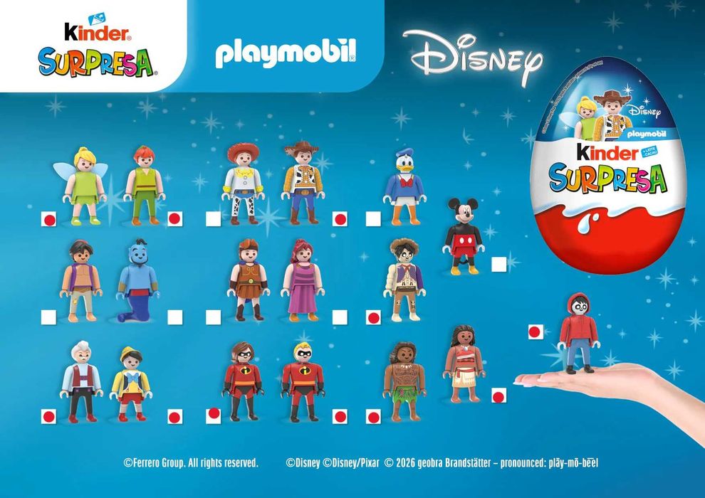 Playmobil Kinder Disney - Troca ou Venda
