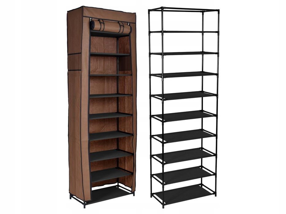 ORGANIZER tekstylny na buty 9 półek 172cm składany