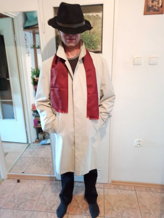Elegancki biznesowy płaszcz męski XL firmy Gamatex