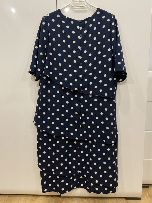 Sukienka w groszki rozmair 44