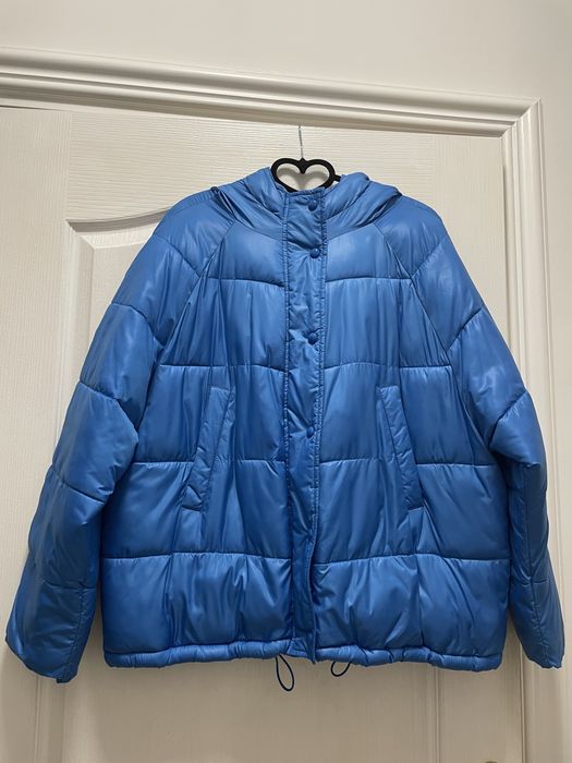 Kurtka niebieska Zara Basic