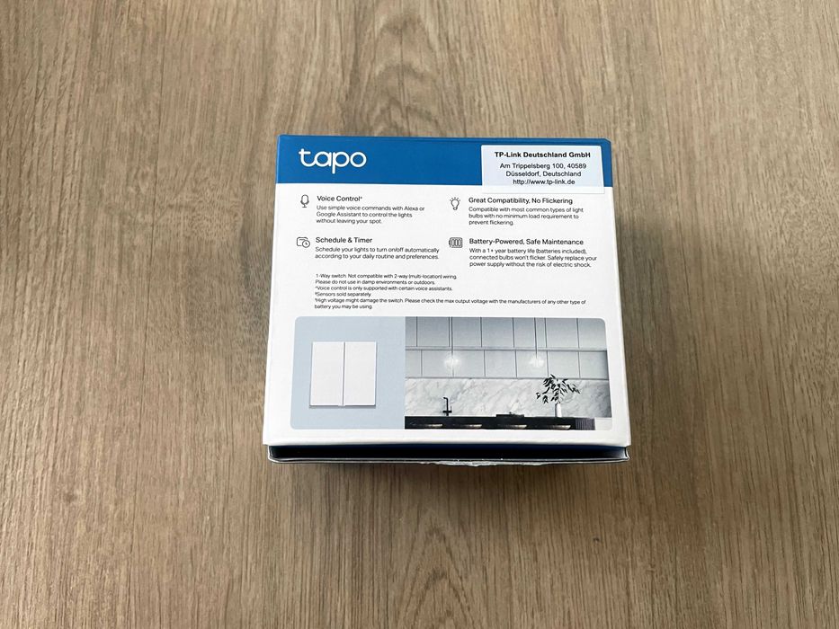 Tapo S220 - Interruptor Duplo Smart Home
