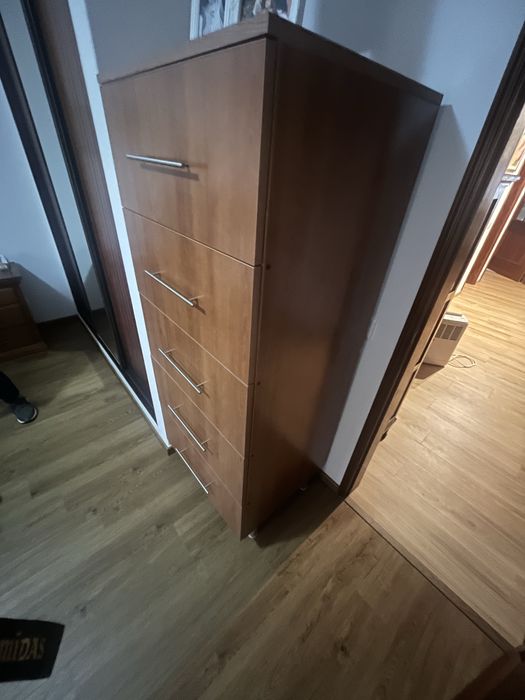 Cama com gavetões + 2 moveis p/arrumação