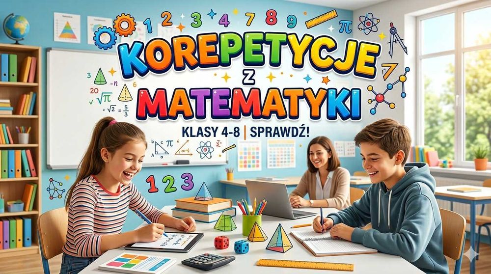 Korepetycje Matematyka Klasy 4-8 | Egzamin Ósmoklasisty | Online