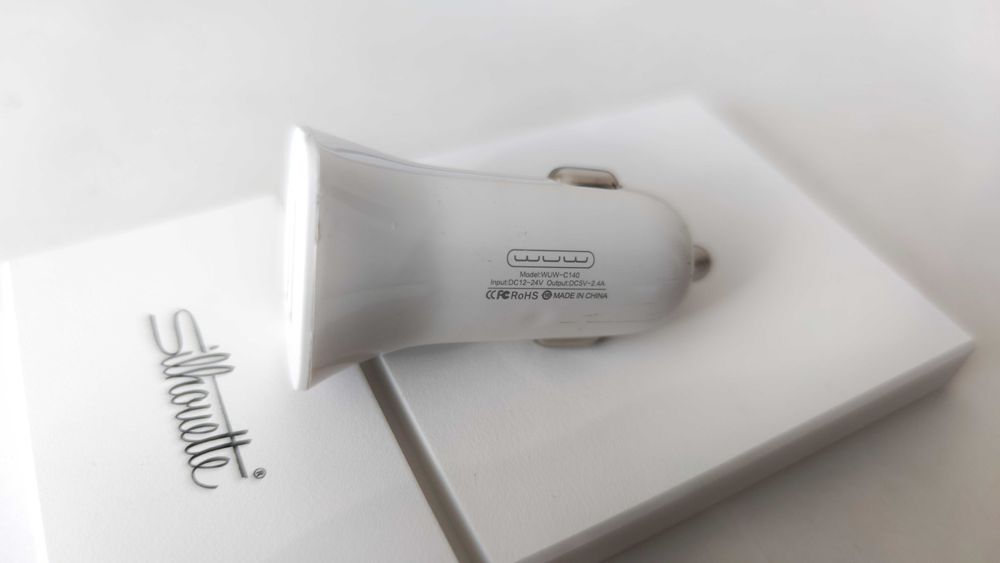 Зарядное устройство в прикуриватель WUW, 2 USB 2.4 A, на два девайса