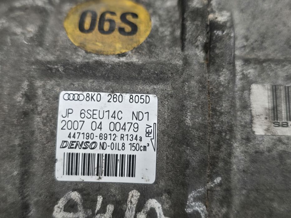 Compressor Ar Condicionado AC Original Audi S4 S5  A4 A5 B8 3.0 TFSI 3.2FSI V6 2008- EPC