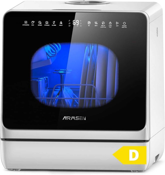 Mini Zmywarka Nablatowa AIRMSEN TDQR09 na 4 Komplety