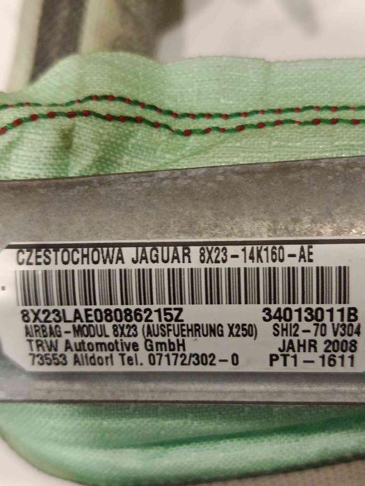 Airbag cortina esquerdo JAGUAR XF (X250)
