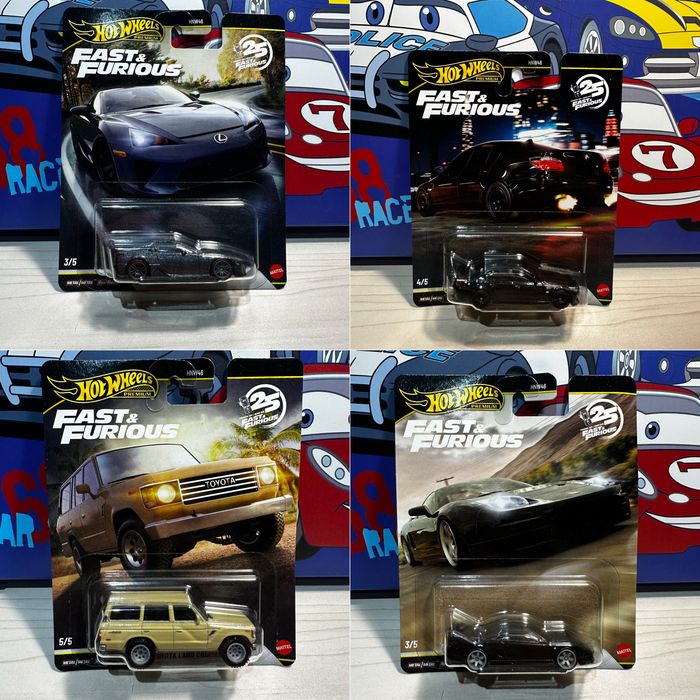 Hot Wheels Premium, mainline,fast furios