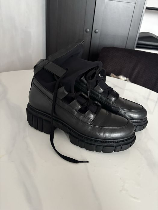 Kazar botki czarne workery