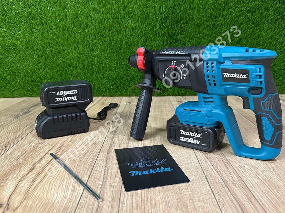 Аккумуляторный перфоратор Makita DHR202BL 48V 6Ah Три режима работы