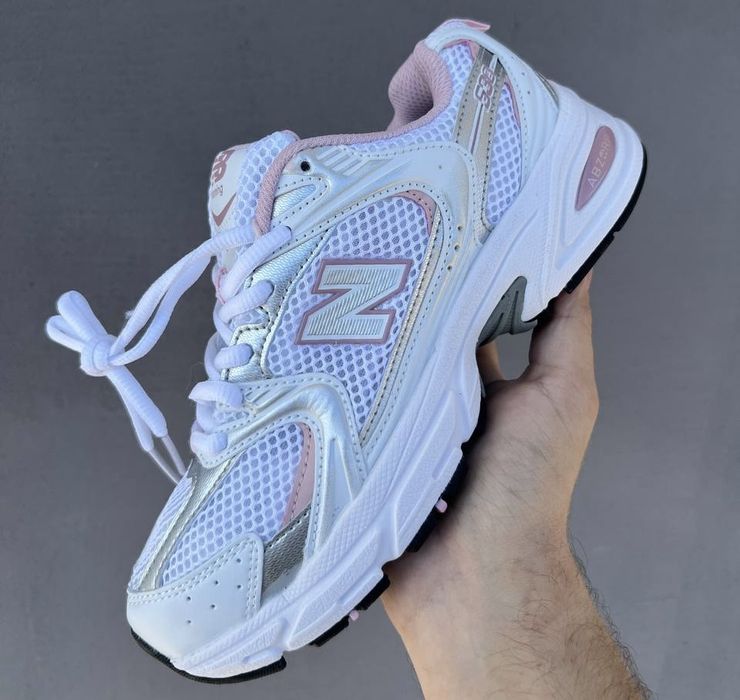 New Balance 530 Silver Pink жіночі кросівки ню беланс 530 рожеві