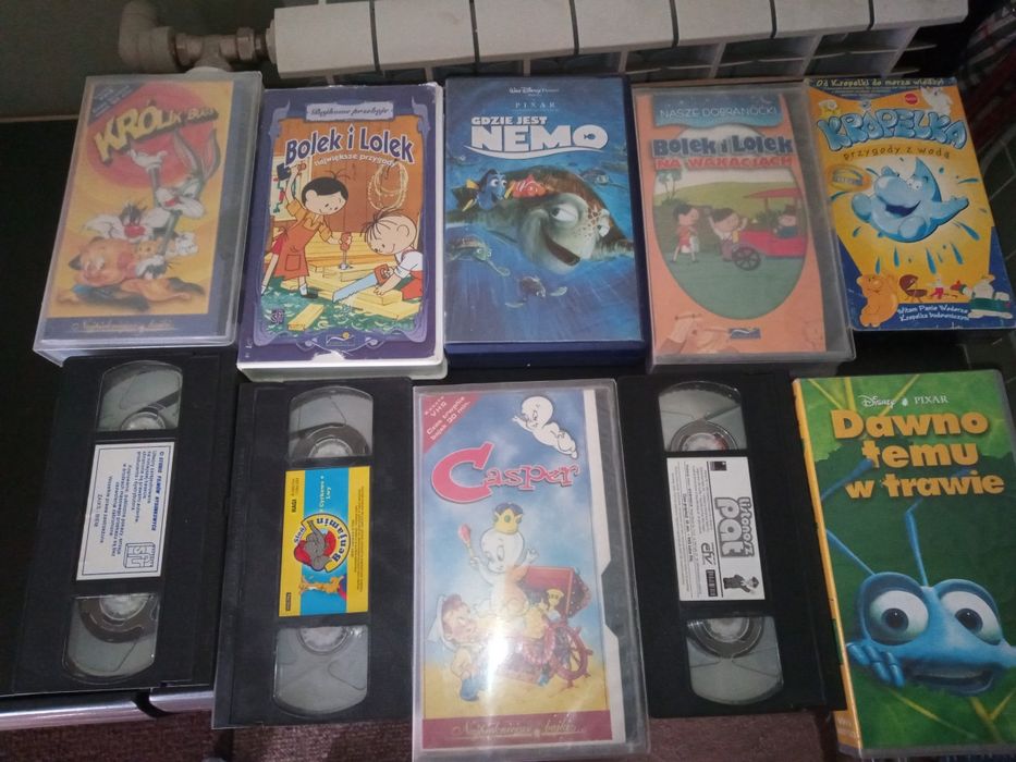 Kasety VHS bajki