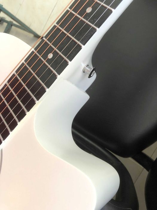 Violão Novo - 38 Polegadas, Capa, Correia, Paleta, capotraste, afinado