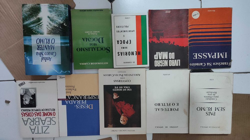 Lote 35 LIvros de História e Politica Portuguesas