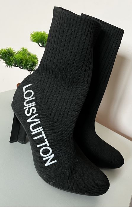 Botki czarne skarpetkowe _39_hit