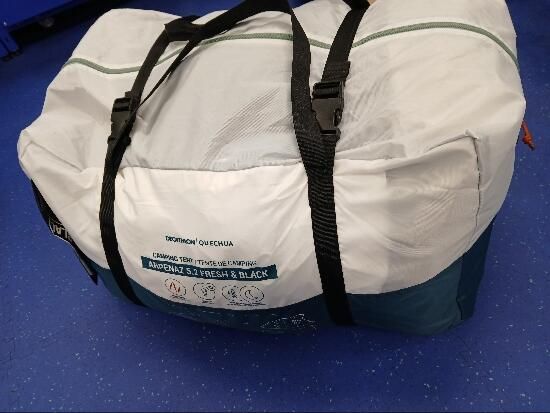 Tenda de Campismo 5 lugares 2 quartos, Fresh & Black, Arpenaz 5.2