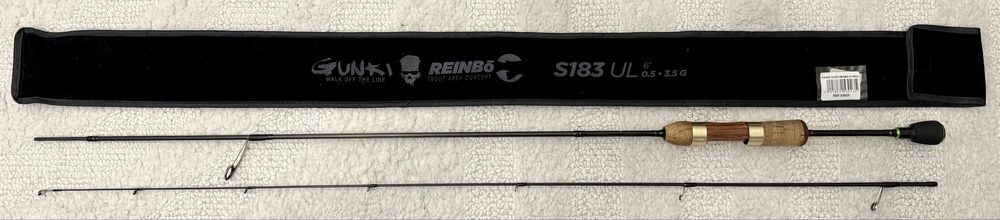 Wędki Gunki Reinbo, trout area, pstrąg, okoń