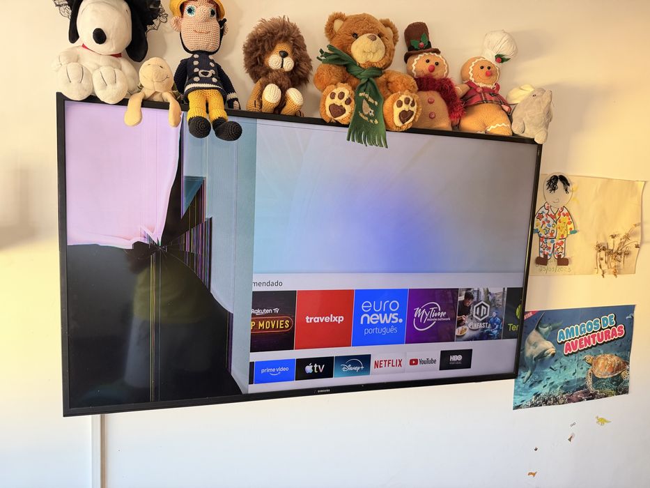 TV Samsung  50”  ecra partido ver imagens modelo UE50MU6105KXXC