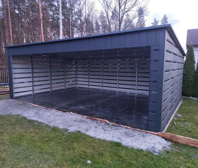 Carport - Zadaszenie Wiata Samochodowa DOWOLNY WYMIAR