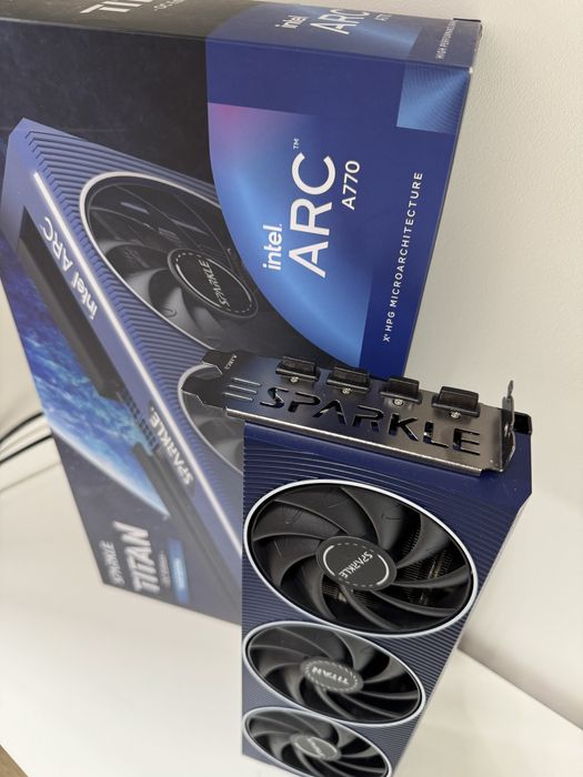 UNIKAT: Sparkle Intel Arc A770 TITAN OC | 16GB VRAM | AI / LLM / Rendering