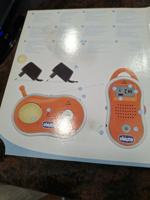 Intercomunicador de audio da chicco novo