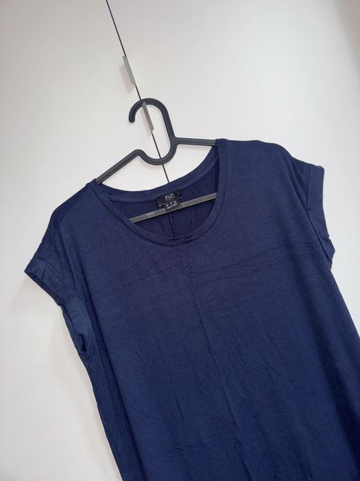 Granatowa luźna sukienka 34 F&F