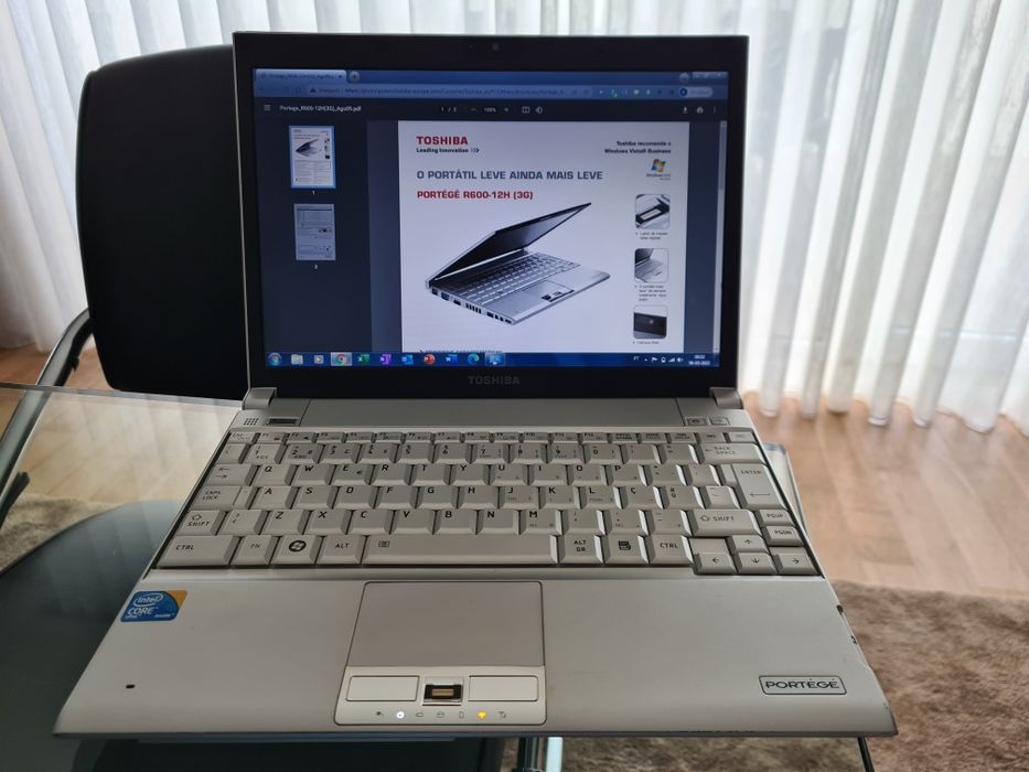 Toshiba Portégé R600-12H Laptop - Used64738839343746120