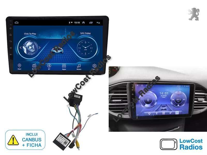 Auto Rádio PEUGEOT 308 T9 308S | GPS ANDROID 15 BT USB APPS WIFI - 9''