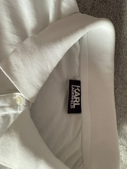 Polo białe Karl Lagerfeld roz. L oryginalana