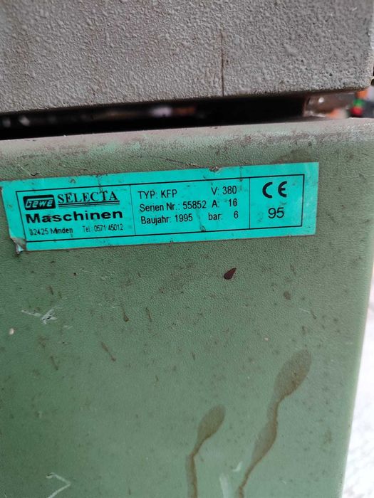 Klamkownica frezarko kopiarka GEWE Selecta 2 frezy alu PVC do okien