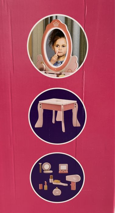 Дитяча дерев’яна туалетка трюмо minimatters