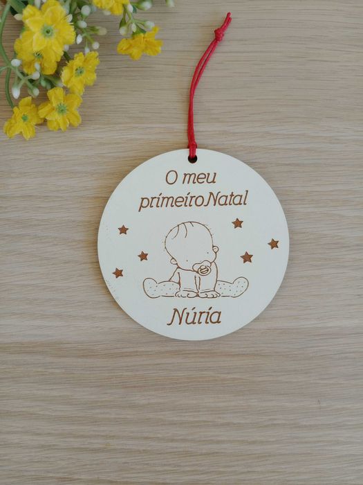 Bolas de natal  em mdf