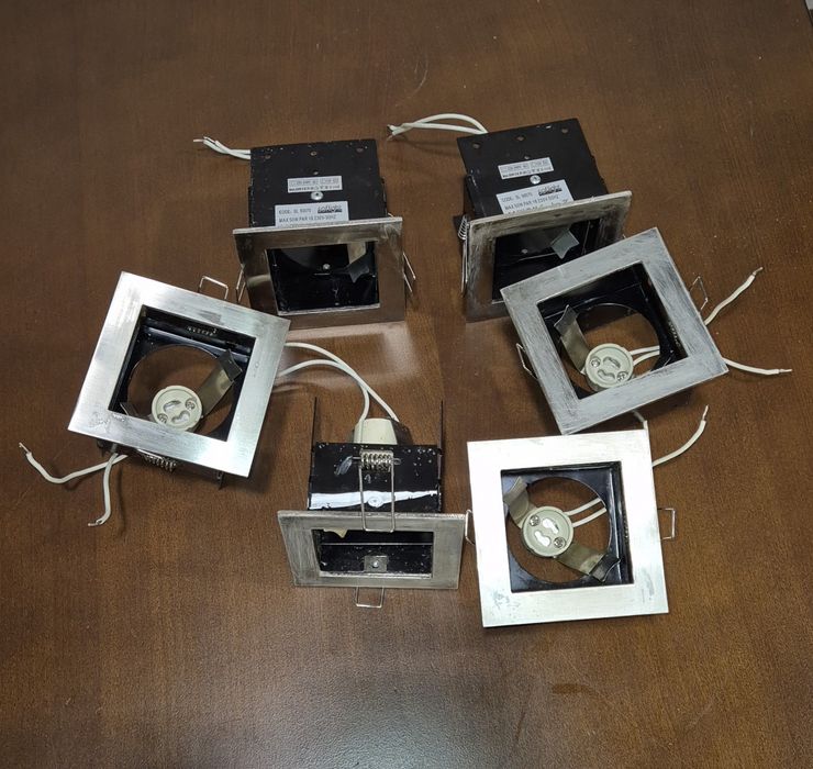 16 Focos lampada Led | Teto Falso | Protetores Led pladur