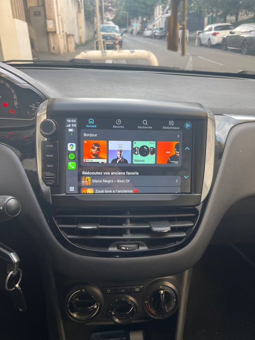 Rádio 4/64GB Peugeot 208/2008 Android 14 com GPS (Novo)