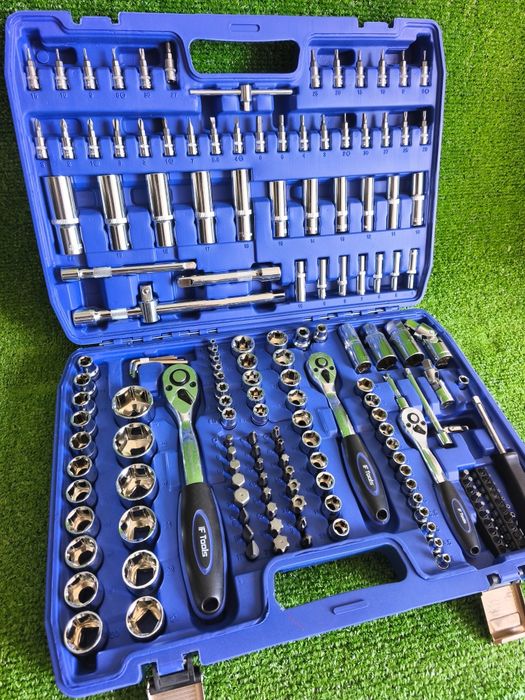 Mala de ferramentas roquetes 172pcs Chrome vanádio