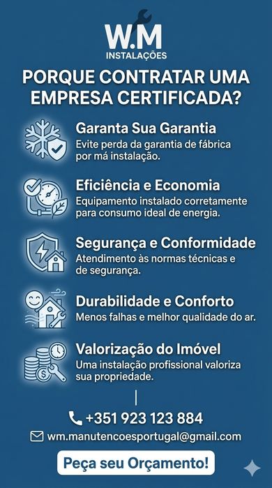 Instalação e Manutenção de Ar condicionado