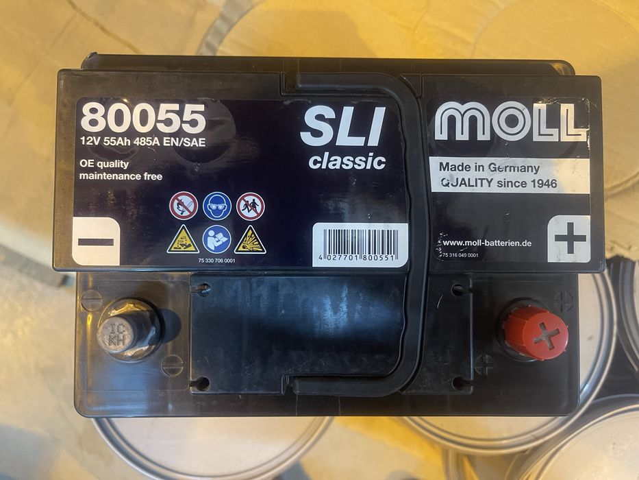 Акумуляторна батарея 60 MOLL SLI classic 12V55Ah АКБ