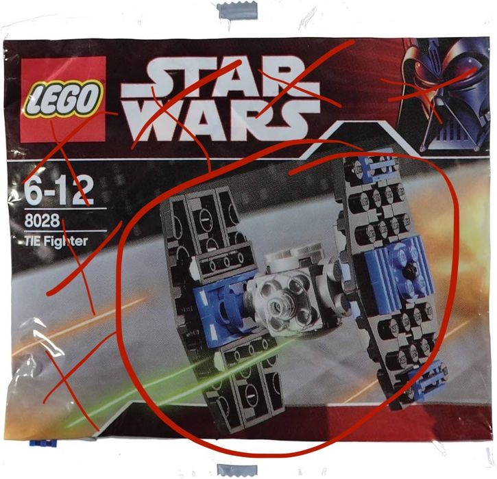 Lego Star Wars 8028 Unikat polybag