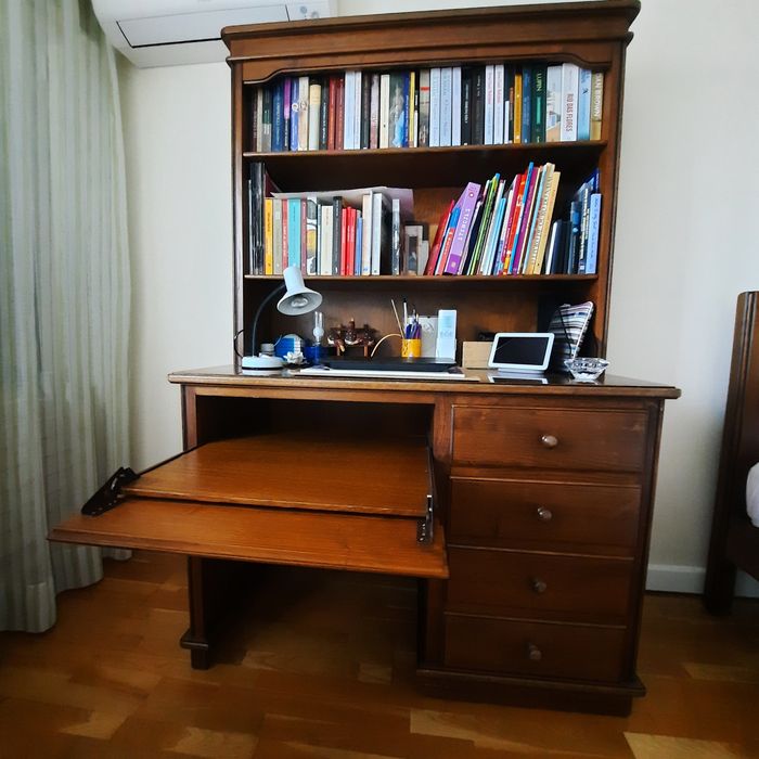 Mobilia vintage de quarto de solteiro/estudante